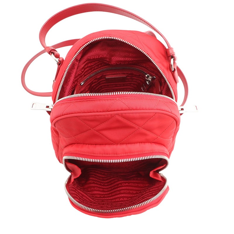 プラダ リュック テスート インプントゥ キルティング トライアングルロゴ バックパック ナイロン 1BZ066 PRADA バッグ