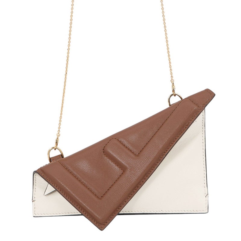 フェンディ チェーンショルダーポーチ フリップ  ナノ  レザー FENDI ポシェット ポーチ