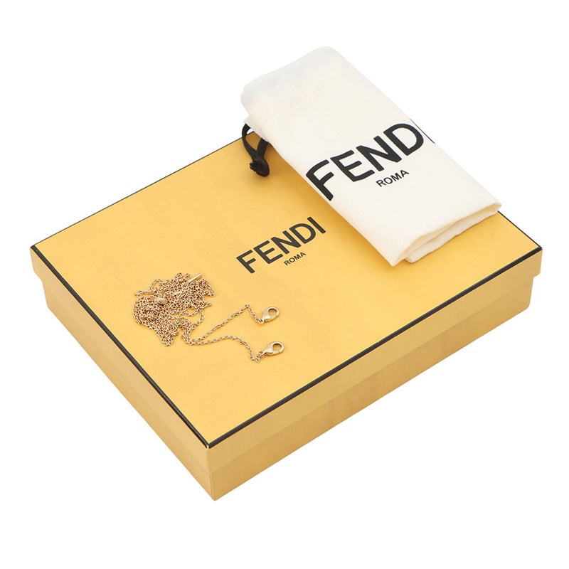 フェンディ チェーンショルダーポーチ フリップ  ナノ  レザー FENDI ポシェット ポーチ
