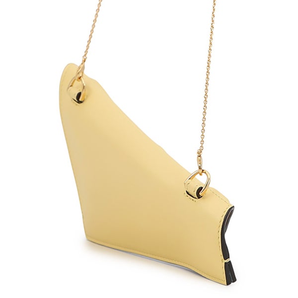 フェンディ チェーンショルダーポーチ フリップ  ナノ  レザー FENDI ポシェット ポーチ