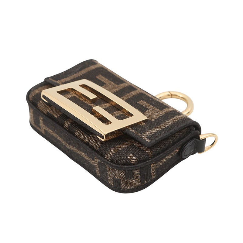 フェンディ バッグチャーム ナノ バゲット キャンバス 7AS045 FENDI 2wayショルダーバッグ