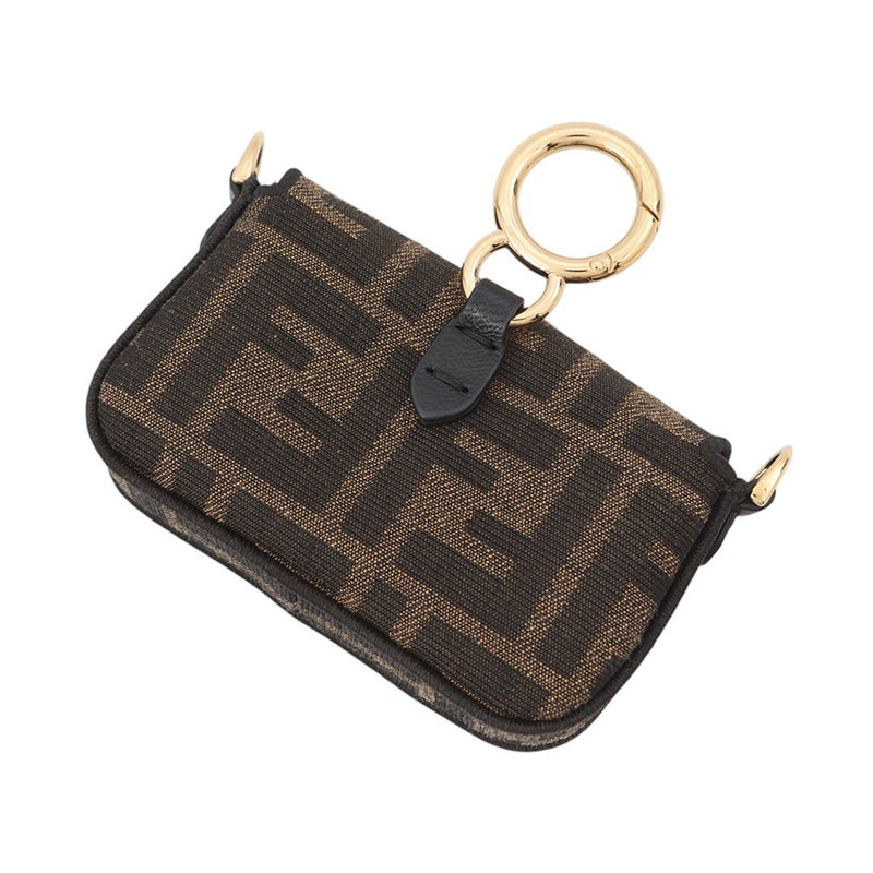 フェンディ バッグチャーム ナノ バゲット キャンバス 7AS045 FENDI 2wayショルダーバッグ