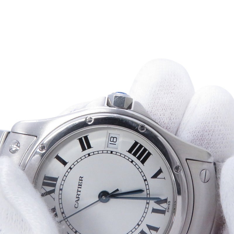 カルティエ サントス ロンド LM W20026K1 Cartier 腕時計 白文字盤