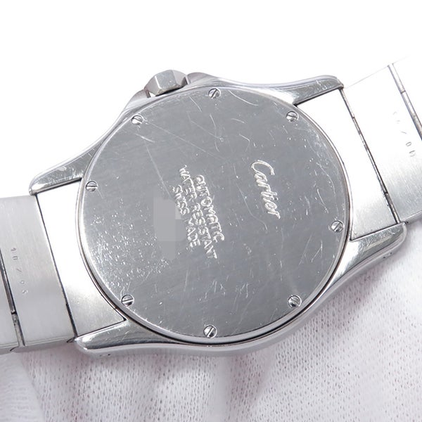 カルティエ サントス ロンド LM W20026K1 Cartier 腕時計 白文字盤