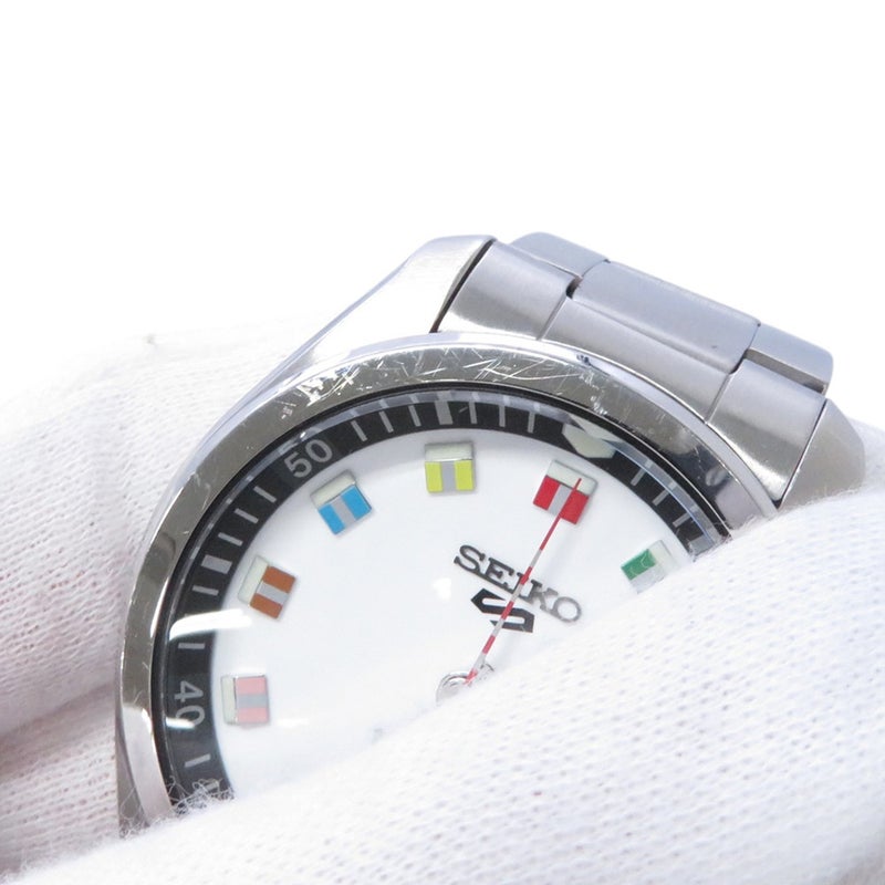 セイコー 5スポーツ ローイングブレザーズコラボ 世界888本限定 SRPJ71 SEIKO 腕時計 白文字盤