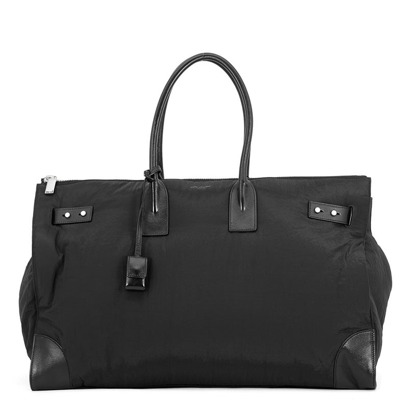 サンローランパリ トートバッグ サック・ド・ジュール ナイロン ダッフル 798526 SAINT LAURENT PARIS 黒
