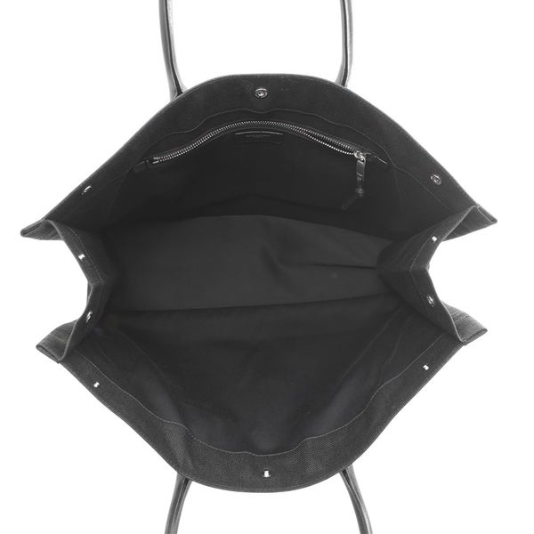 サンローランパリ トートバッグ リヴ・ゴーシュ ラージ ラフィア キャンバス 509415 2M21E SAINT LAURENT PARIS 黒