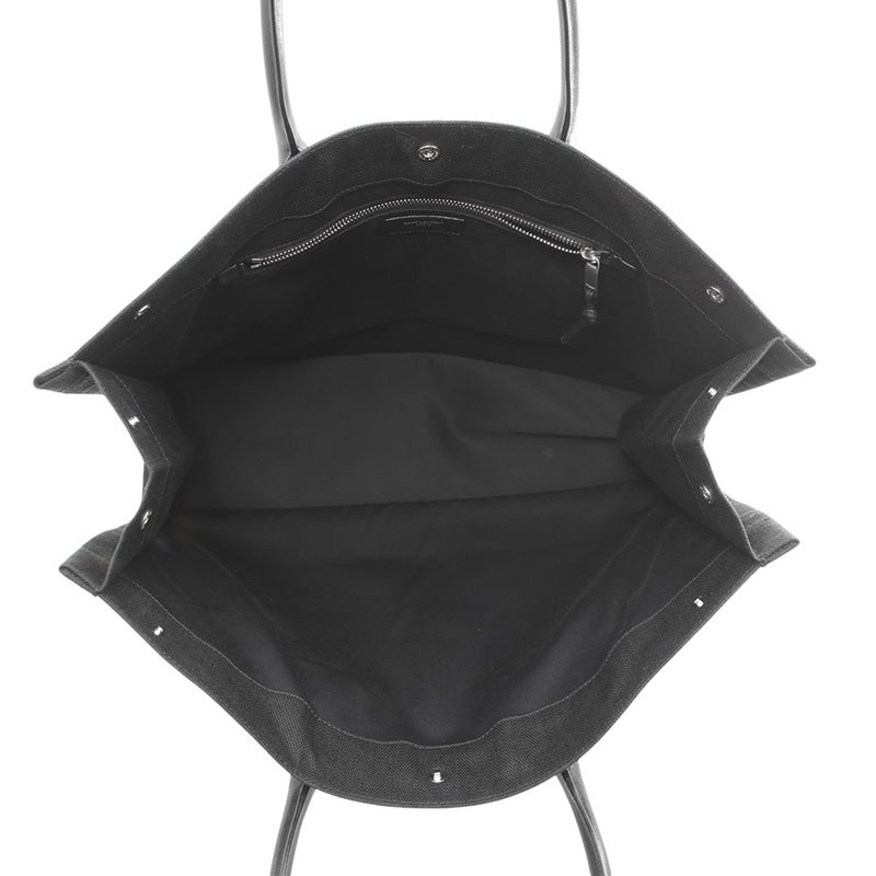 サンローランパリ トートバッグ リヴ・ゴーシュ ラージ ラフィア キャンバス 509415 2M21E SAINT LAURENT PARIS 黒