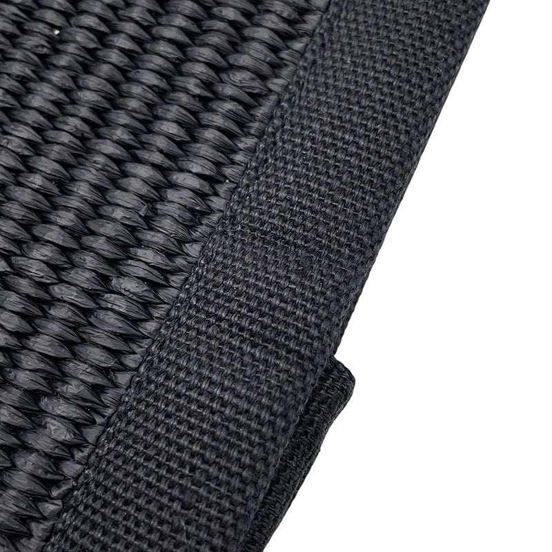 サンローランパリ トートバッグ リヴ・ゴーシュ ラージ ラフィア キャンバス 509415 2M21E SAINT LAURENT PARIS 黒