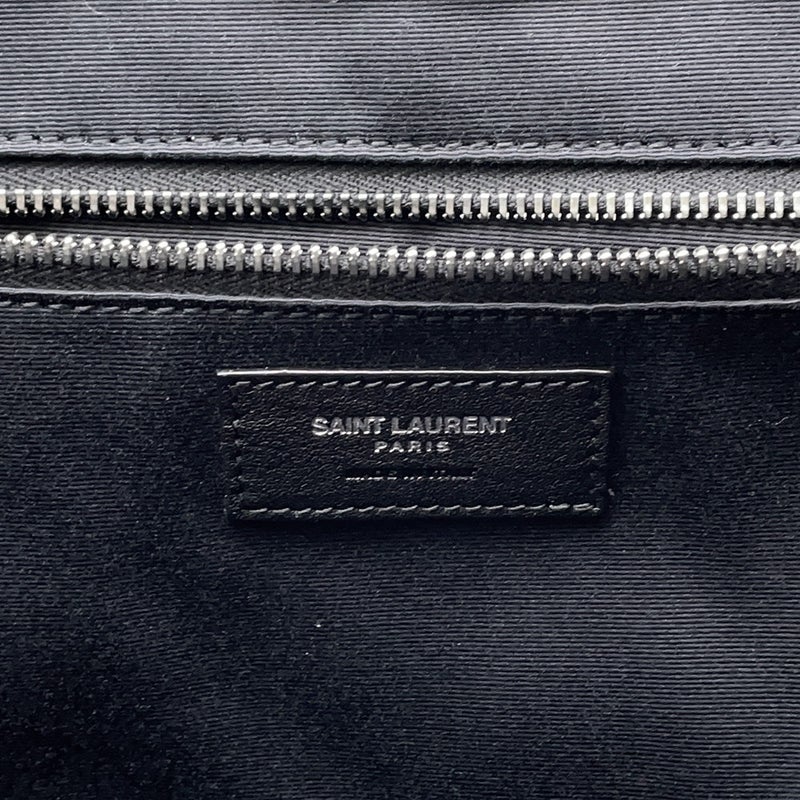 サンローランパリ トートバッグ リヴ・ゴーシュ ラージ ラフィア キャンバス 509415 2M21E SAINT LAURENT PARIS 黒