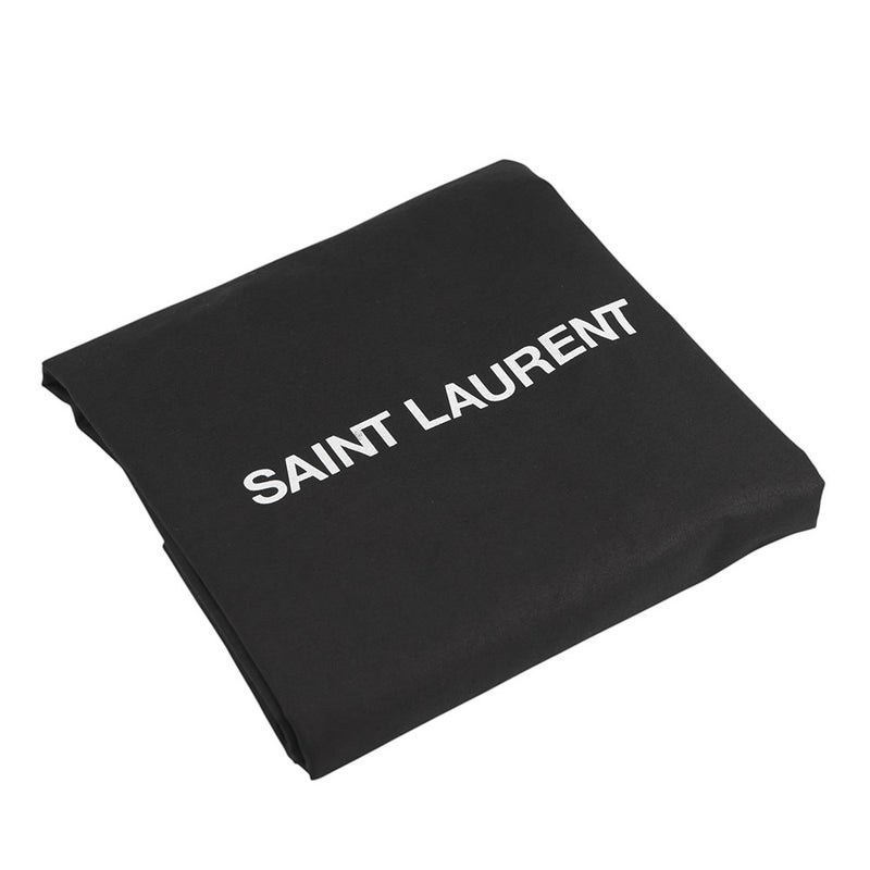 サンローランパリ ボストンバッグ ワイドロゴ パファー レザー 797640 SAINT LAURENT PARIS ２wayショルダー 黒