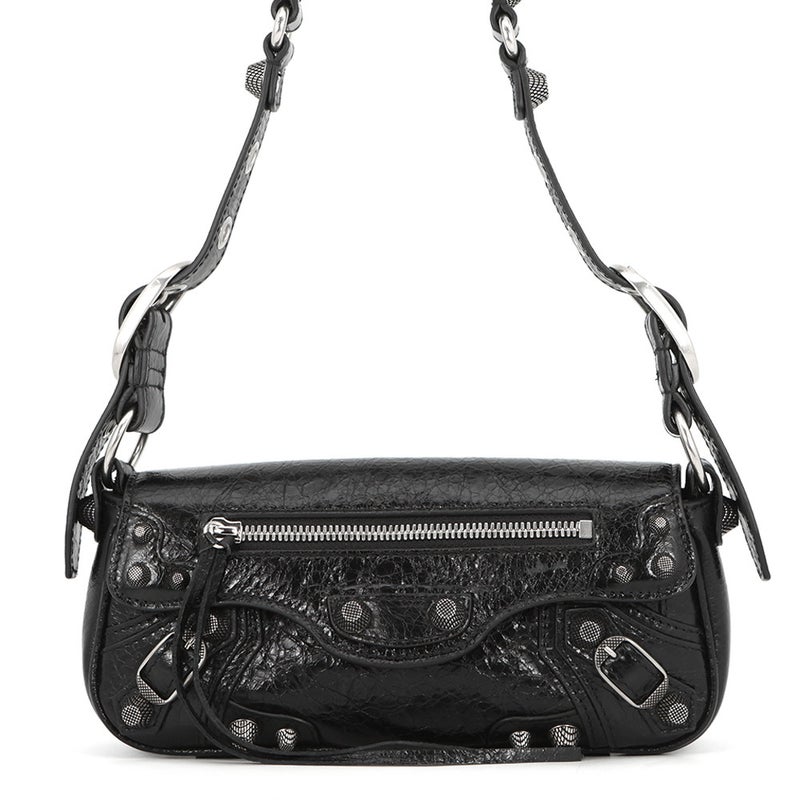 バレンシアガ ショルダーバッグ ルカゴールXS スリングバッグ レザー 771670 BALENCIAGA 黒