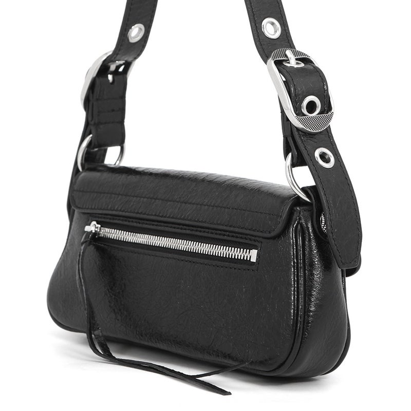 バレンシアガ ショルダーバッグ ルカゴールXS スリングバッグ レザー 771670 BALENCIAGA 黒