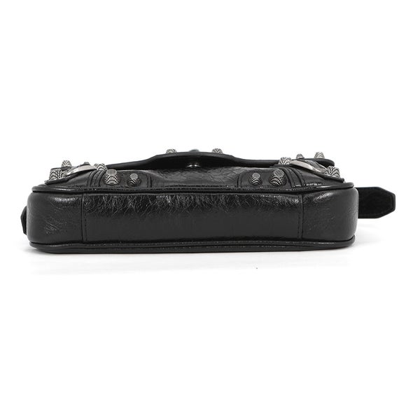バレンシアガ ショルダーバッグ ルカゴールXS スリングバッグ レザー 771670 BALENCIAGA 黒