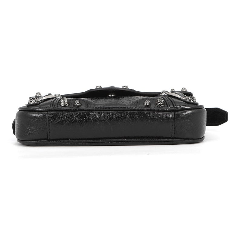 バレンシアガ ショルダーバッグ ルカゴールXS スリングバッグ レザー 771670 BALENCIAGA 黒