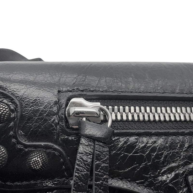 バレンシアガ ショルダーバッグ ルカゴールXS スリングバッグ レザー 771670 BALENCIAGA 黒