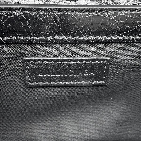 バレンシアガ ショルダーバッグ ルカゴールXS スリングバッグ レザー 771670 BALENCIAGA 黒