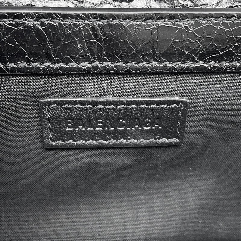 バレンシアガ ショルダーバッグ ルカゴールXS スリングバッグ レザー 771670 BALENCIAGA 黒