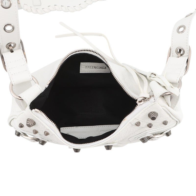 バレンシアガ ショルダーバッグ ル・カゴールXS レザー 671309 BALENCIAGA 白