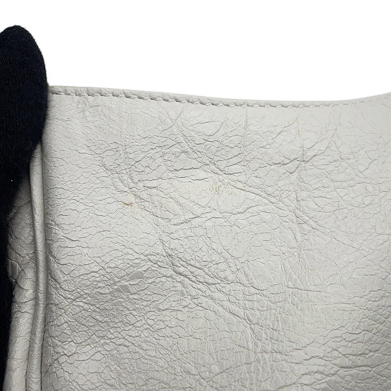 バレンシアガ ショルダーバッグ ル・カゴールXS レザー 671309 BALENCIAGA 白