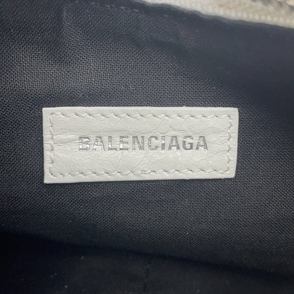 バレンシアガ ショルダーバッグ ル・カゴールXS レザー 671309 BALENCIAGA 白