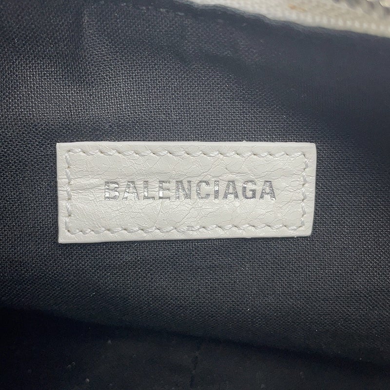 バレンシアガ ショルダーバッグ ル・カゴールXS レザー 671309 BALENCIAGA 白
