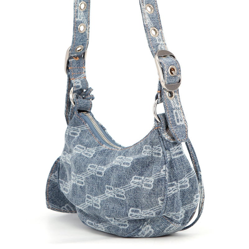 バレンシアガ ショルダーバッグ ル・カゴールXS デニム 671309 BALENCIAGA