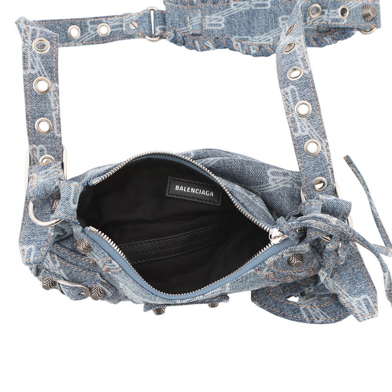 バレンシアガ ショルダーバッグ ル・カゴールXS デニム 671309 BALENCIAGA