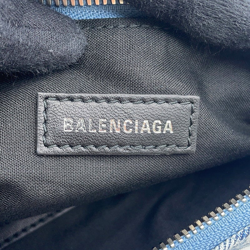 バレンシアガ ショルダーバッグ ル・カゴールXS デニム 671309 BALENCIAGA
