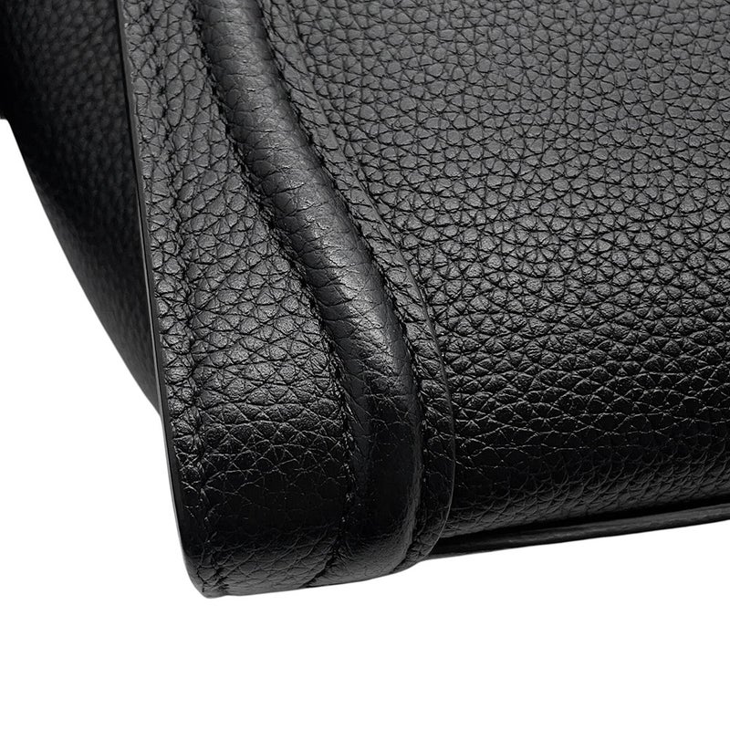 セリーヌ ハンドバッグ ラゲージ ナノショッパー レザー 189243 CELINE バッグ 2wayショルダーバッグ 黒