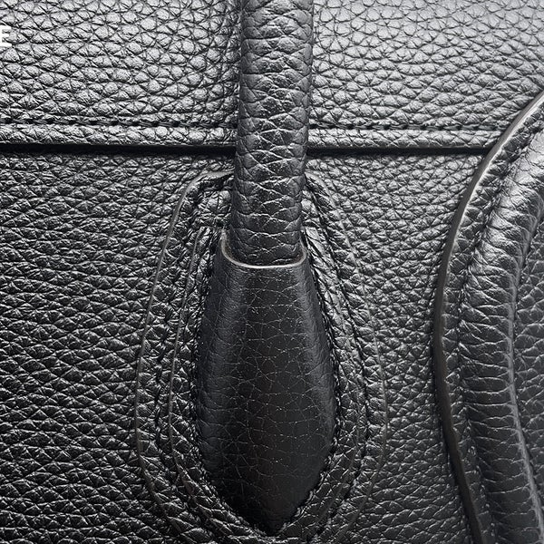 セリーヌ ハンドバッグ ラゲージ ナノショッパー レザー 189243 CELINE バッグ 2wayショルダーバッグ 黒