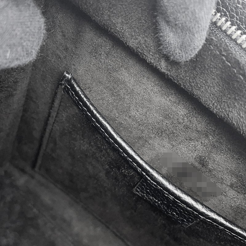 セリーヌ ハンドバッグ ラゲージ ナノショッパー レザー 189243 CELINE バッグ 2wayショルダーバッグ 黒