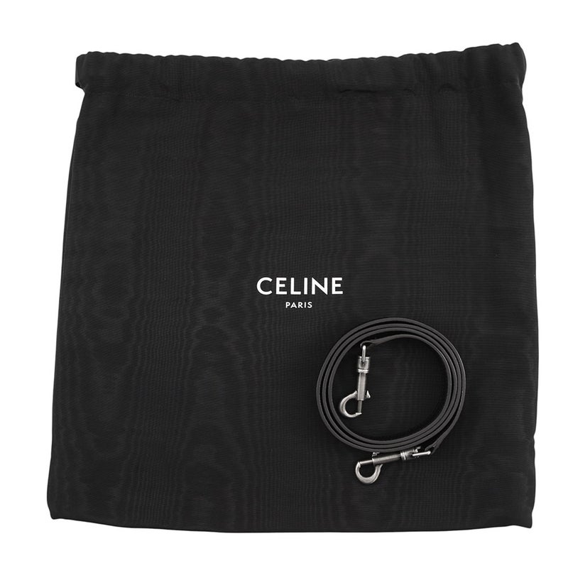 セリーヌ ハンドバッグ ラゲージ ナノショッパー レザー 189243 CELINE バッグ 2wayショルダーバッグ 黒