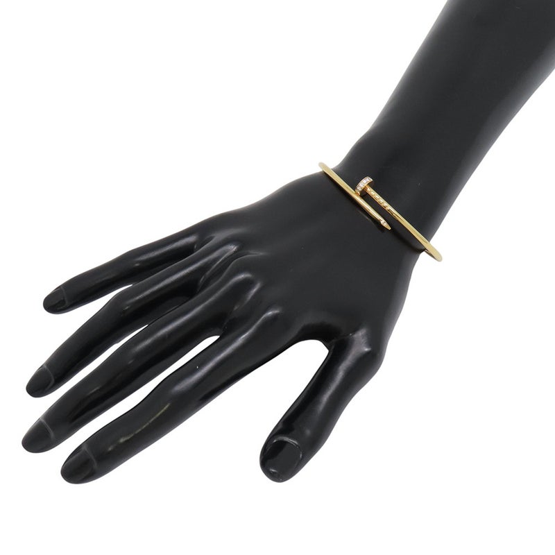 カルティエ ブレスレット ジュスト アン クル スモールモデル ダイヤモンド 20P 計0.18ct K18YG サイズ16 B6066116 バングル