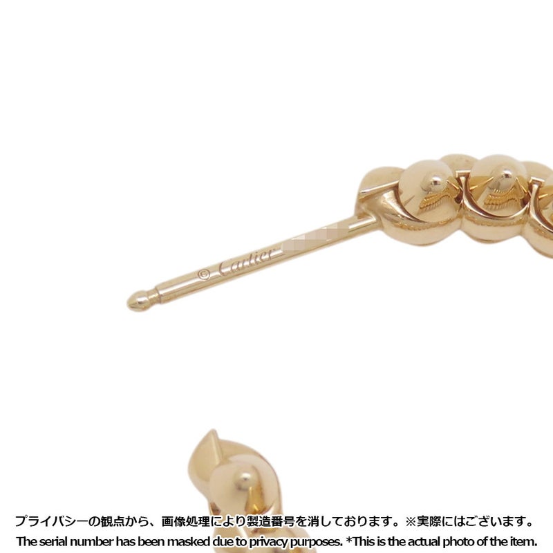 カルティエ ピアス クラッシュ ドゥ カルティエ イヤリング SM スモールモデル K18YG B8301490 Cartier ジュエリー
