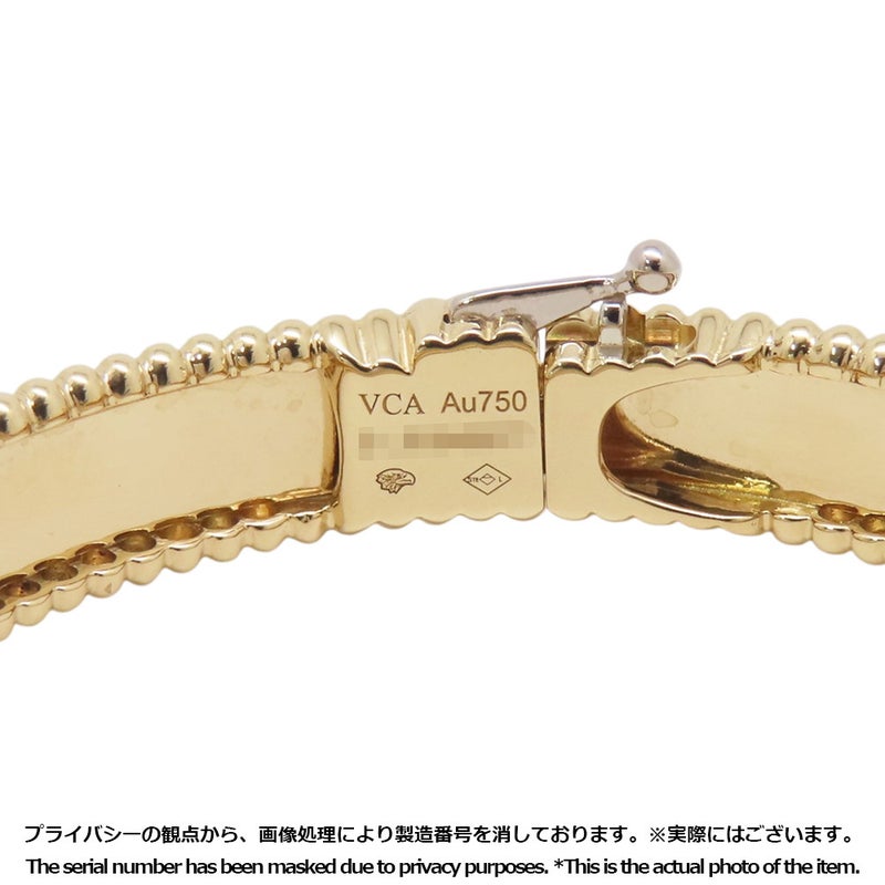 ヴァンクリーフ&アーペル ブレスレット ペルレ シニアチュール スモールモデル K18YGイエローゴールド VCARP3K300 バングル