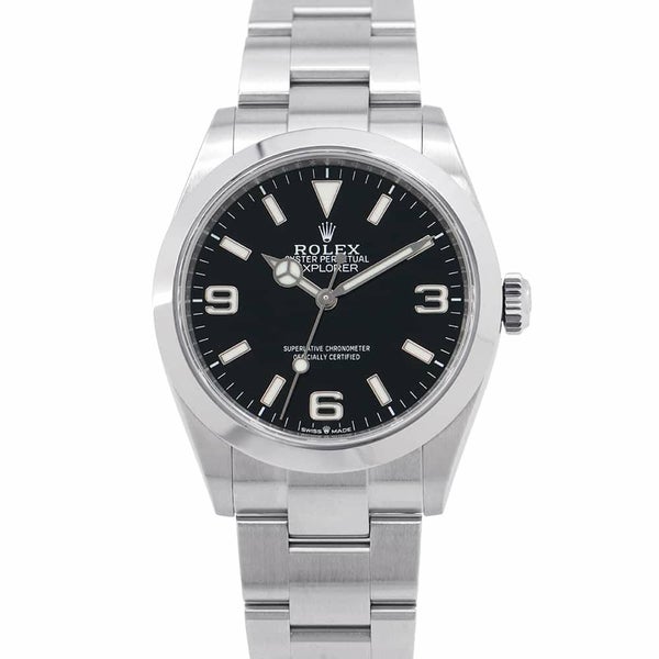 ロレックス エクスプローラー 40 224270 ランダムシリアル ルーレット ROLEX 腕時計 黒文字盤