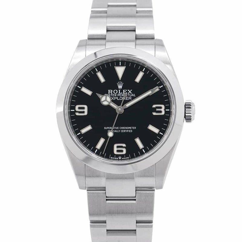 ロレックス エクスプローラー 40 224270 ランダムシリアル ルーレット ROLEX 腕時計 黒文字盤