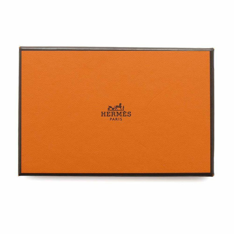 エルメス カードケース カルヴィ ローズテキサス シェブルミゾル D刻印 HERMES 三越日本橋限定