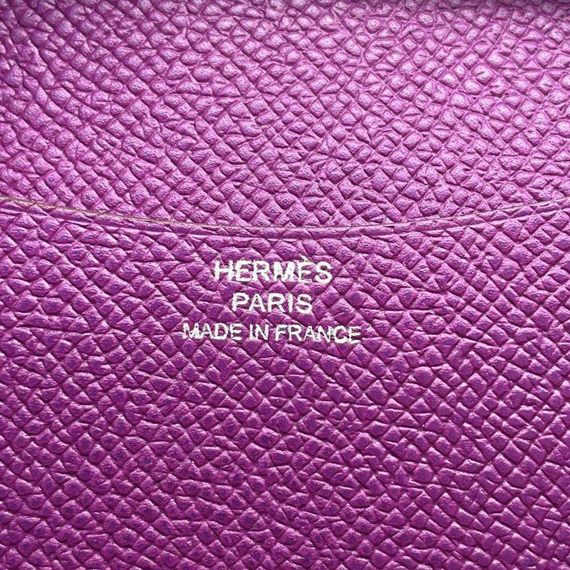 エルメス 手帳カバー アジェンダ ミニ アネモネ/シルバー金具 エプソン T刻印 HERMES カバー