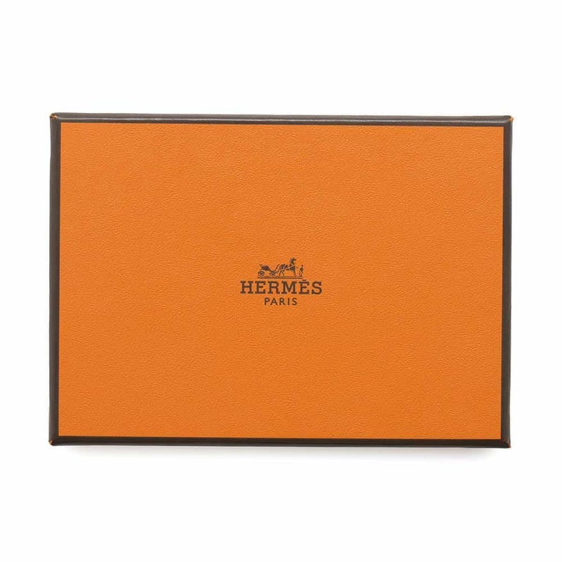 エルメス カードケース MagSafe エマン “ストール・ナンバー” ブルーネイビー/マルチカラー スイフト/フェルト W刻印 マグセーフ