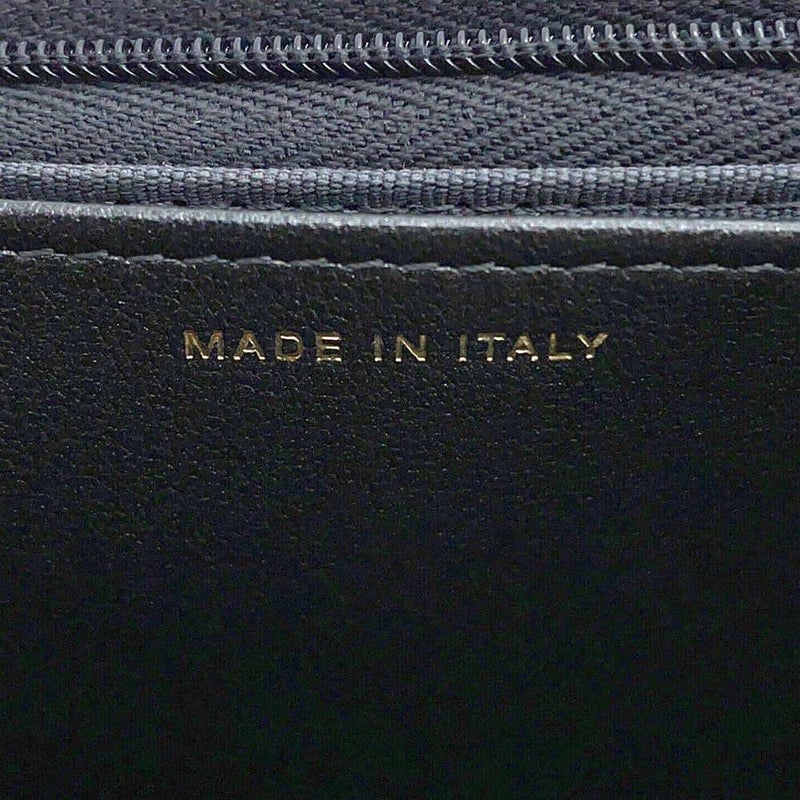 シャネル チェーンウォレット マトラッセ ココマーク パーリーラムスキン AP4537 CHANEL 黒