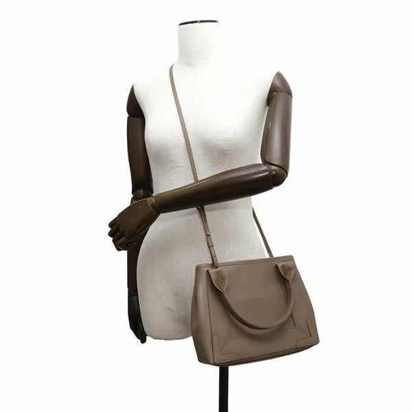 バレンシアガ ハンドバッグ ネイビーカバ XS オールレザー 390346 ポーチ付 BALENCIAGA 2way