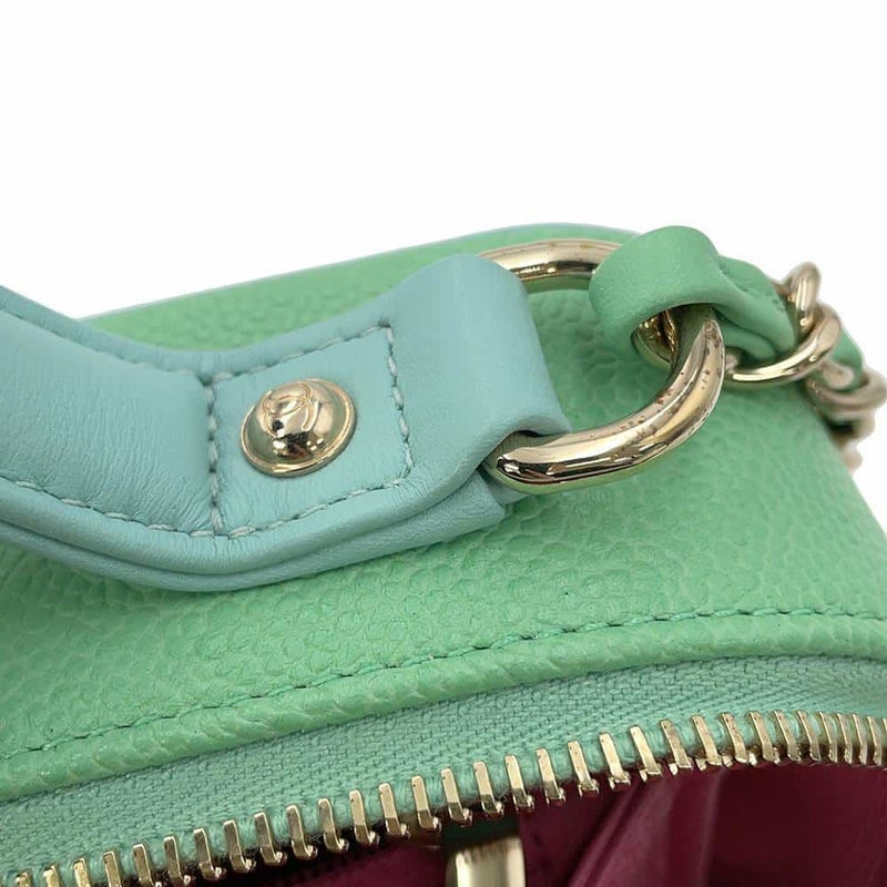 シャネル チェーンショルダーバッグ CCフィリグリー バニティバッグ キャビアスキン A93343 CHANEL