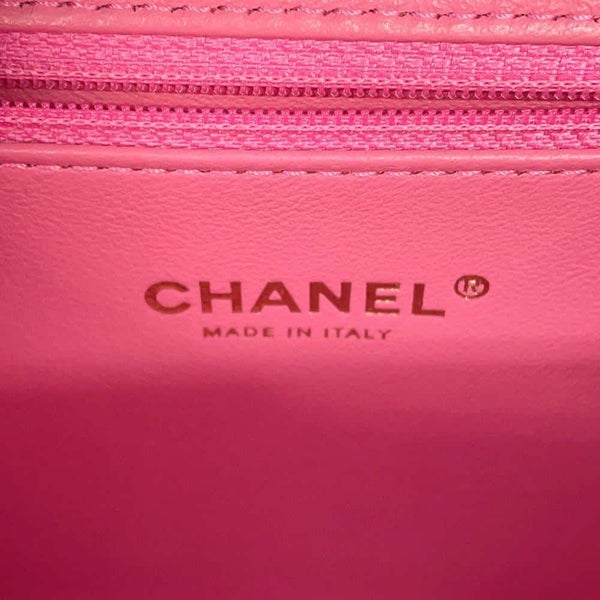 シャネル チェーンショルダーバッグ CCフィリグリー バニティバッグ キャビアスキン A93343 CHANEL