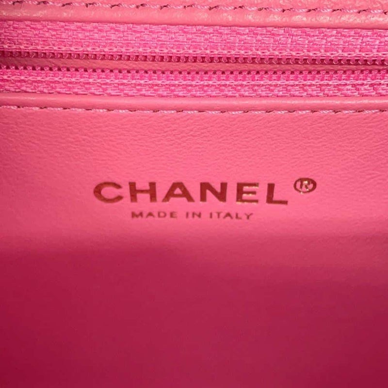 シャネル チェーンショルダーバッグ CCフィリグリー バニティバッグ キャビアスキン A93343 CHANEL