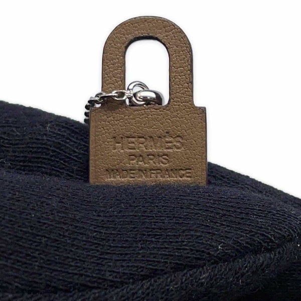 エルメス ネックレス オーケリー ペンダント エトゥープ/シルバー金具 スイフト Y刻印 HERMES アクセサリー