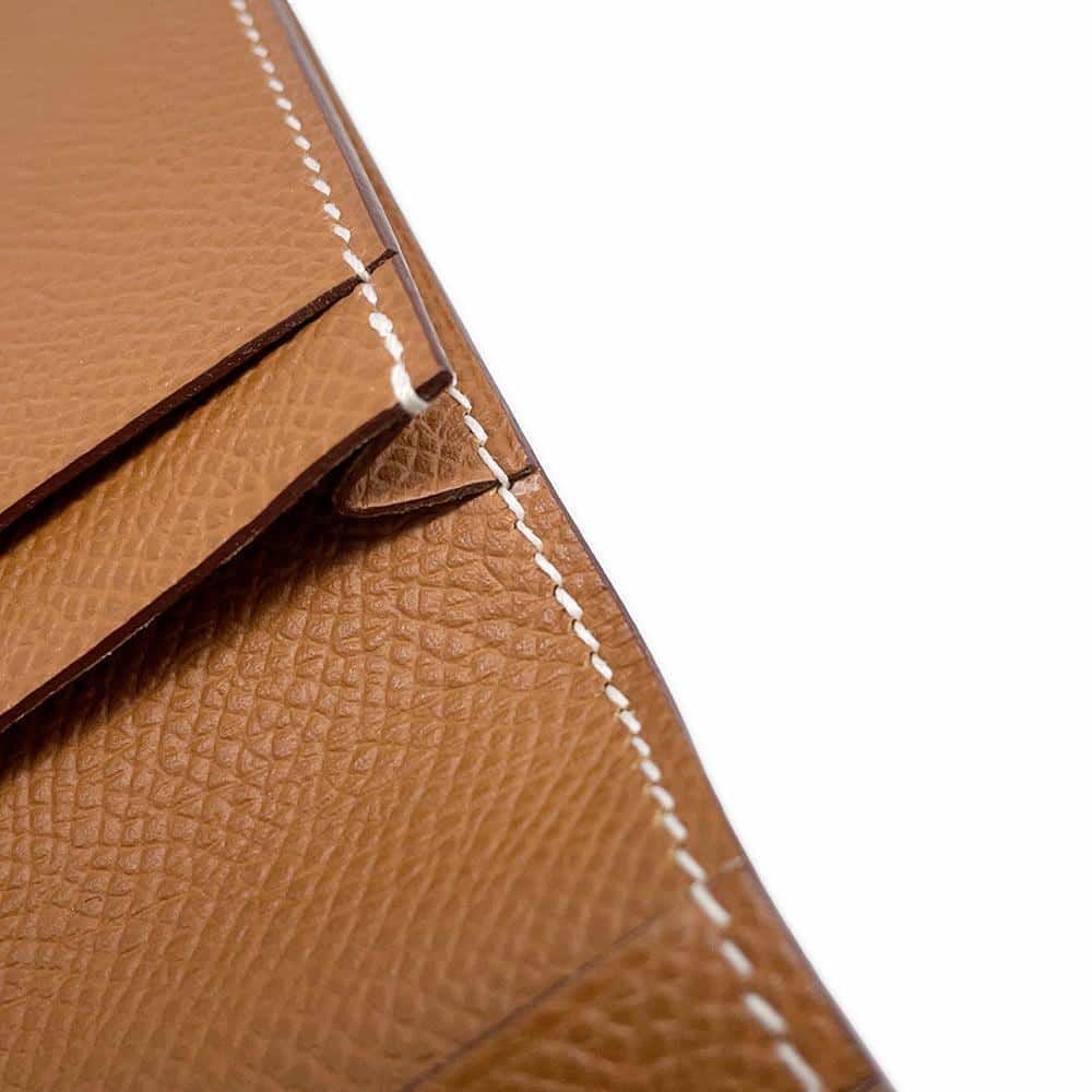 エルメス 長財布 MC2 フレミング ゴールド エプソン U刻印 HERMES 財布