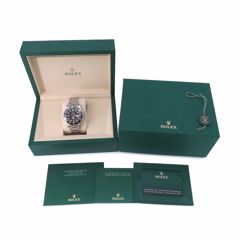 ロレックス サブマリーナ デイト ランダムシリアル ルーレット 126610LN  ROLEX 腕時計 黒文字盤