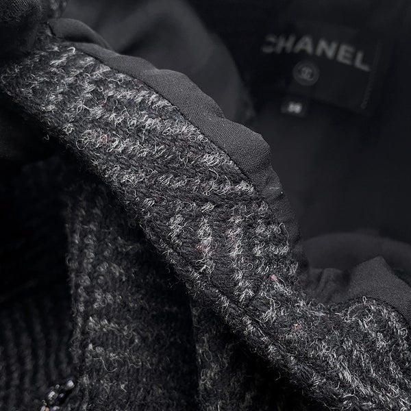 シャネル ベスト ツイード ココマーク レディースサイズ38 P78192 CHANEL アウター 黒
